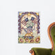 Garden Cat and Flags Wall Decal