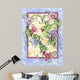 Hummingbird with Trumpet Flowers Wall Decal