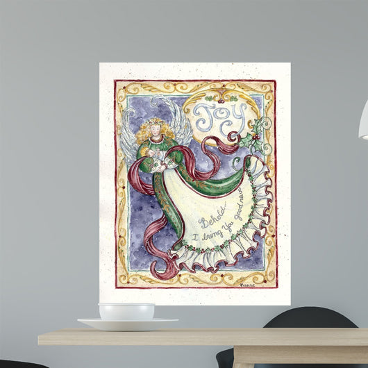 Behold Joy Angel Wall Decal