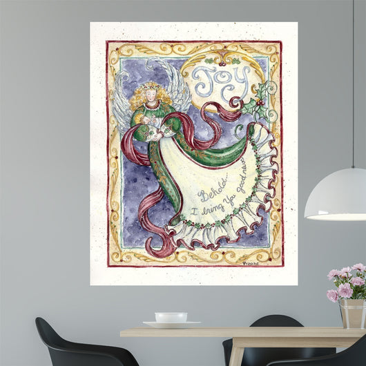 Behold Joy Angel Wall Decal
