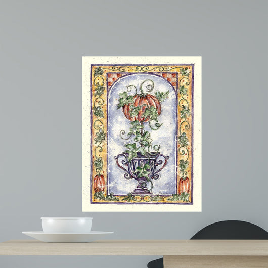 Pumpkin Centerpiece Wall Decal
