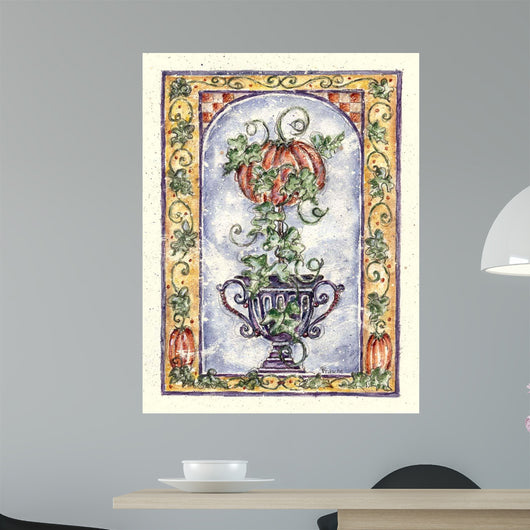 Pumpkin Centerpiece Wall Decal