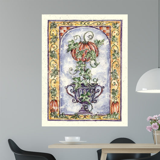 Pumpkin Centerpiece Wall Decal