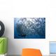 Diver Looks Schooling Jacks Wall Decal Design 4