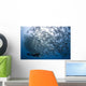 Diver Looks Schooling Jacks Wall Decal Design 4