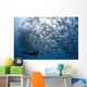 Diver Looks Schooling Jacks Wall Decal Design 4