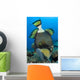 Titan Triggerfish Picking Coral Wall Decal Design 2