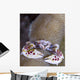 Spotted Porcelain Crab Feeding Wall Decal Design 2