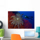Crinoid Bright Red Sea Wall Decal