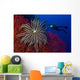 Crinoid Bright Red Sea Wall Decal