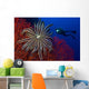 Crinoid Bright Red Sea Wall Decal