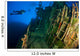 Diver Explores Wreck Soltai Wall Decal