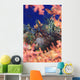 Common Lionfish Resting amongst Wall Decal