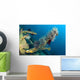 Crinoids Attached to Piece Wall Decal