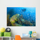 Diver Explores Wreck Japanese Wall Decal Design 1