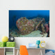 Diver Explores Wreck Us Wall Decal Design 2