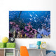 Fish Swarm over Shipwreck Wall Decal