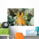 Orange Mantis Shrimp Peering Wall Decal Design 2
