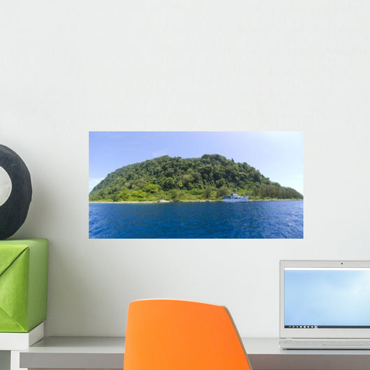 Mv Spirit Solomons Moored Wall Decal