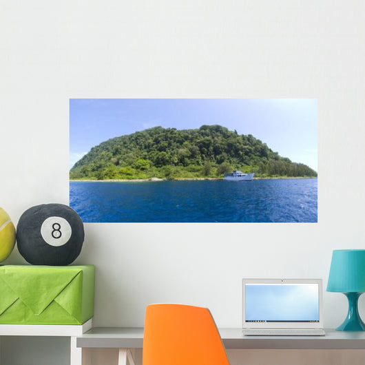 Mv Spirit Solomons Moored Wall Decal