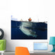 Whale Shark Feeding under Wall Decal Design 23
