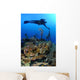 Diver Hangs to Piece Wall Decal