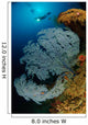 Very Rare Blue Sea Wall Decal Design 1