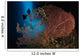 Diver Descends Cavern above Wall Decal