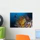 Diver Looks Group Crinoids Wall Decal Design 3