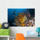 Diver Looks Group Crinoids Wall Decal Design 3