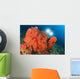 Colorful Reefs Covered Orange Wall Decal Design 3