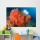 Colorful Reefs Covered Orange Wall Decal Design 3
