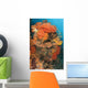 Colorful Reefs Covered Orange Wall Decal Design 1