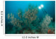 Black Coral Illuminated Diver Wall Decal