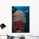 Sea Fans Illuminated Diver Wall Decal