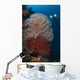 Sea Fans Illuminated Diver Wall Decal
