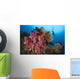 Diver Approaches Colorful Soft Wall Decal Design 4