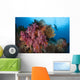 Diver Approaches Colorful Soft Wall Decal Design 4