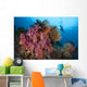 Diver Approaches Colorful Soft Wall Decal Design 4