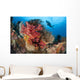 Diver Approaches Colorful Soft Wall Decal Design 2