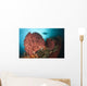 Diver Approaching Giant Barrel Wall Decal Design 1