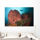 Diver Approaching Giant Barrel Wall Decal Design 1