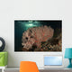 Gorgonian Sea Fans Reef Wall Decal Design 3