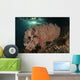 Gorgonian Sea Fans Reef Wall Decal Design 3