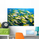Schooling Brownstripe Snapper Raja Wall Decal Design 2