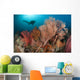 Gorgonian Sea Fans Reef Wall Decal Design 2