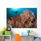 Gorgonian Sea Fans Reef Wall Decal Design 2