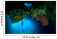 Diver Exploring Underwater Cavern Wall Decal Design 1