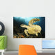 Close-up Underside Hawksbill Sea Wall Decal