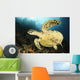 Close-up Underside Hawksbill Sea Wall Decal
